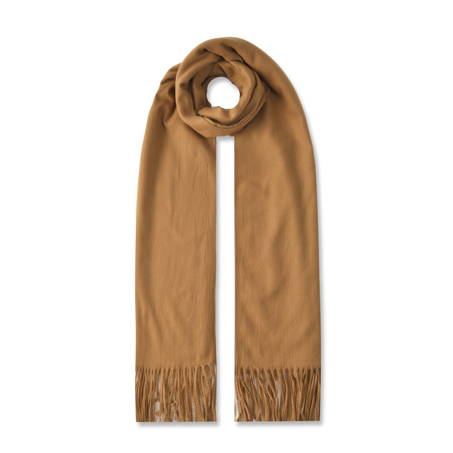 Soft & Cosy Plain Fringed Scarves