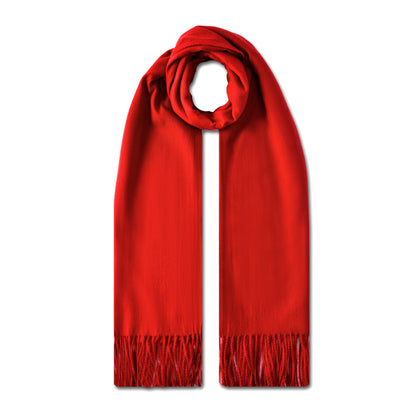 Soft & Cosy Plain Fringed Scarves