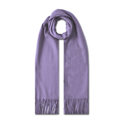 Soft & Cosy Plain Fringed Scarves