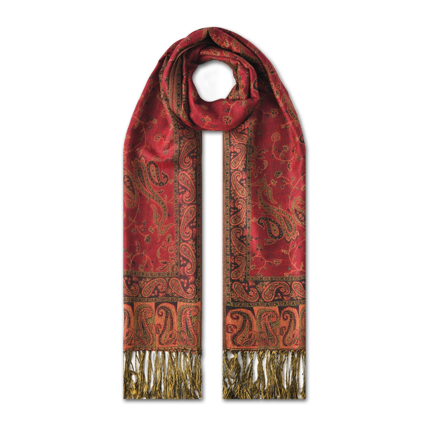 Colourful Paisley Pashmina Style Scarves