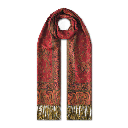 Colourful Paisley Pashmina Style Scarves