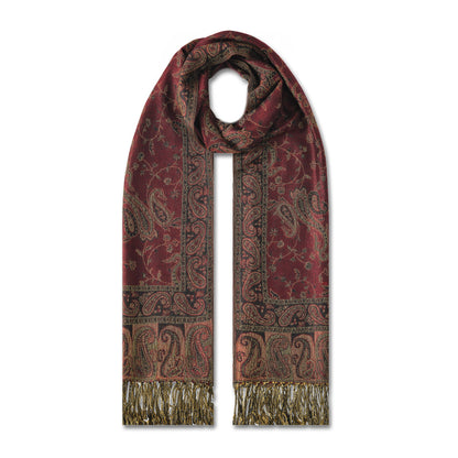 Colourful Paisley Pashmina Style Scarves