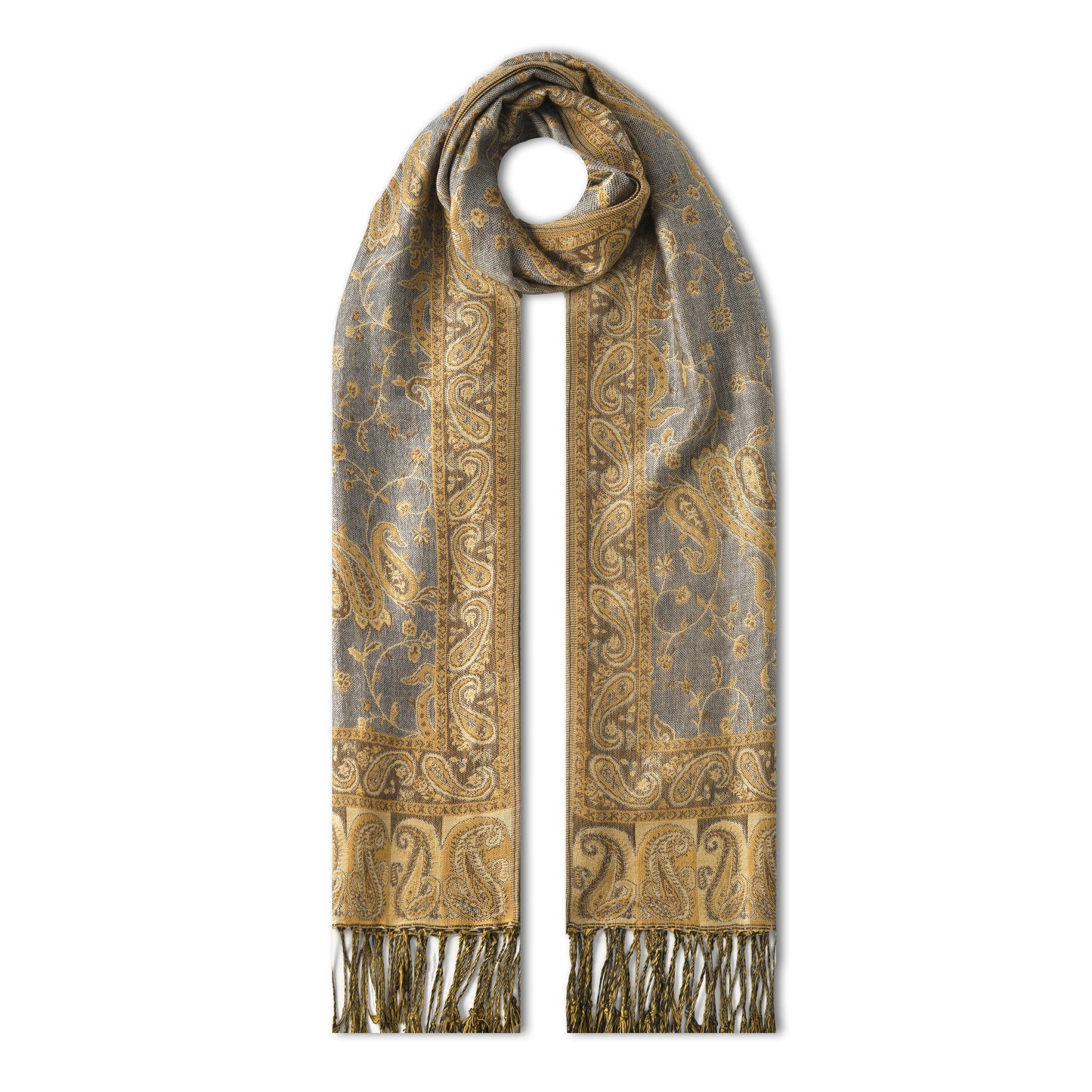 Colourful Paisley Pashmina Style Scarves