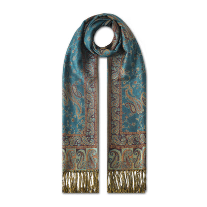 Colourful Paisley Pashmina Style Scarves