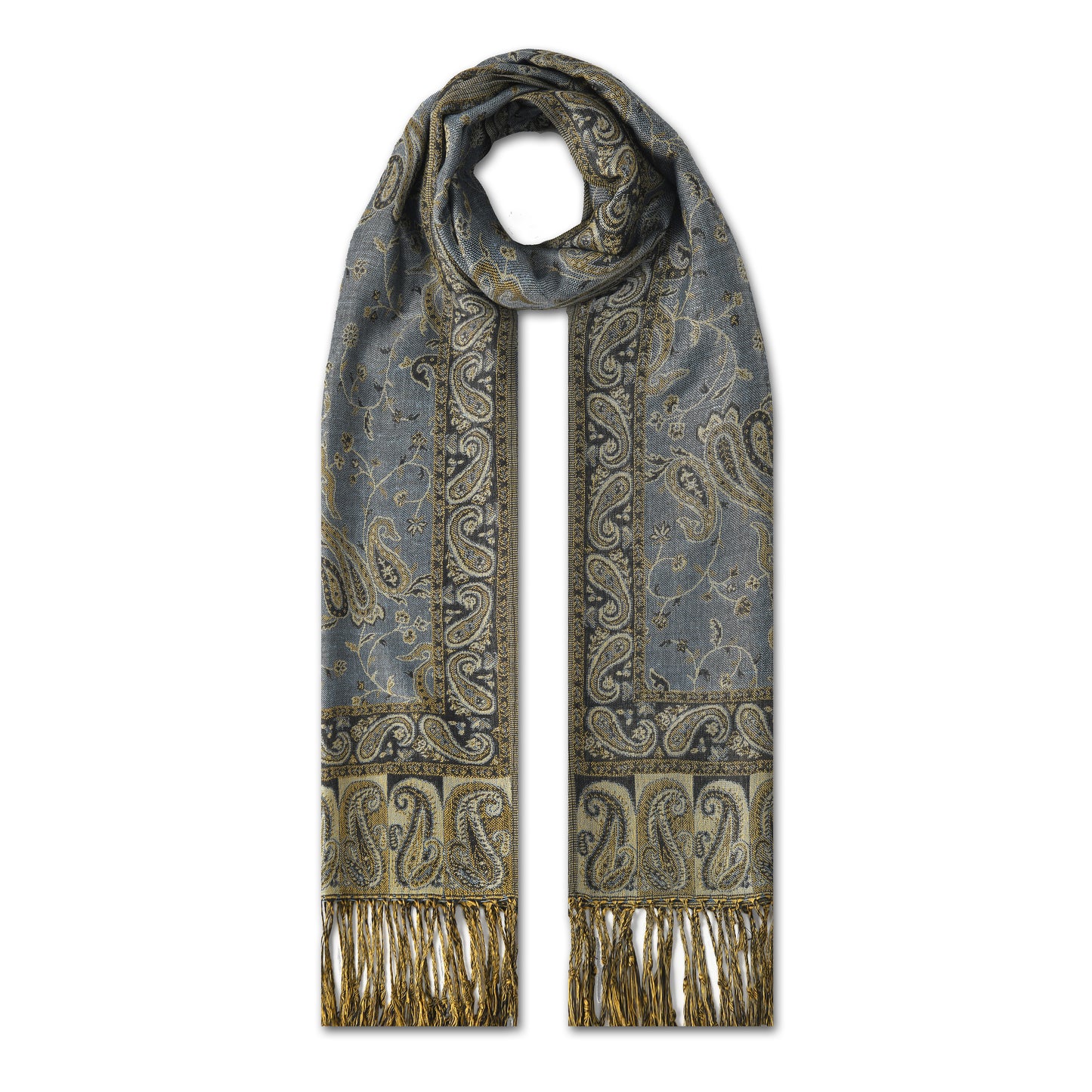 Colourful Paisley Pashmina Style Scarves