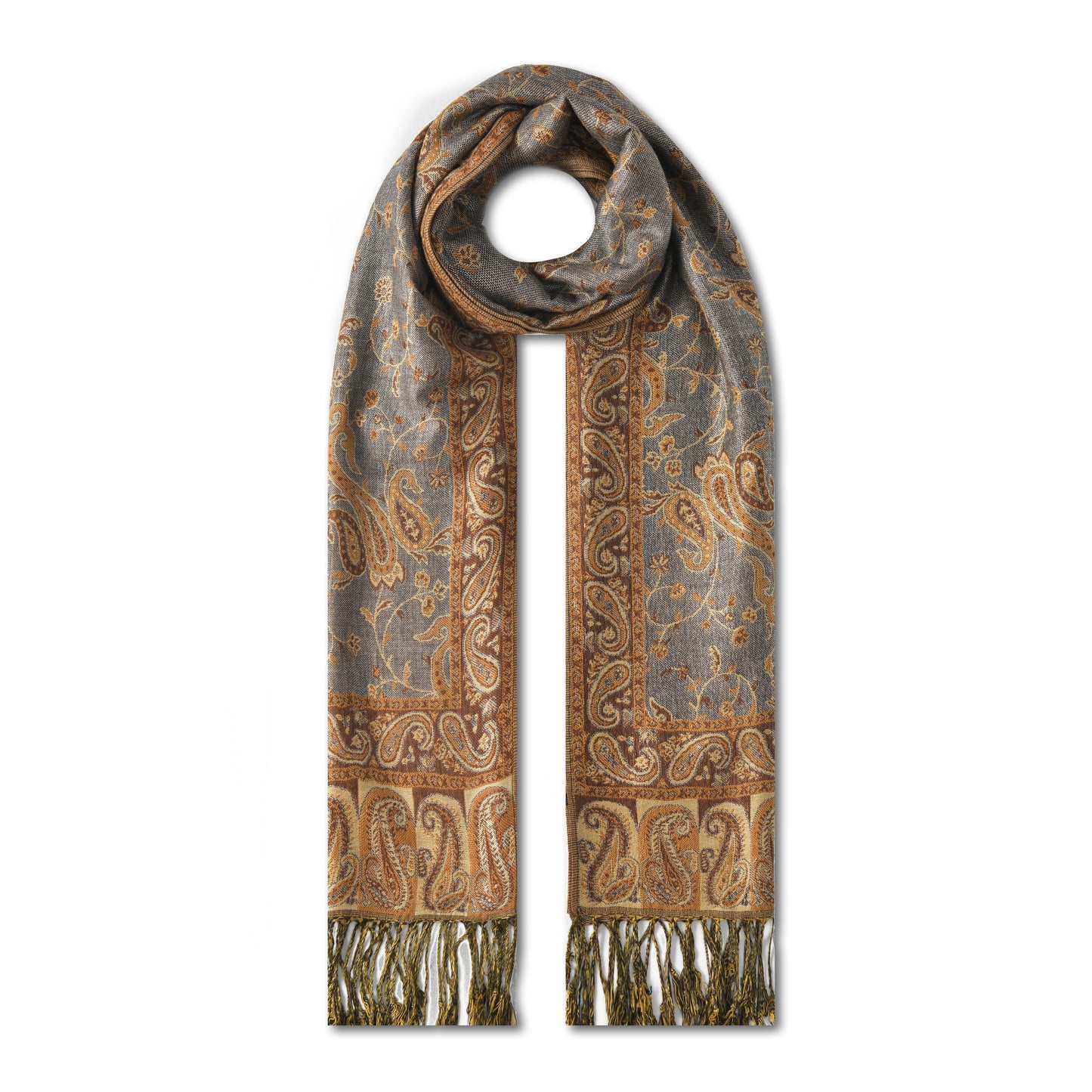 Colourful Paisley Pashmina Style Scarves
