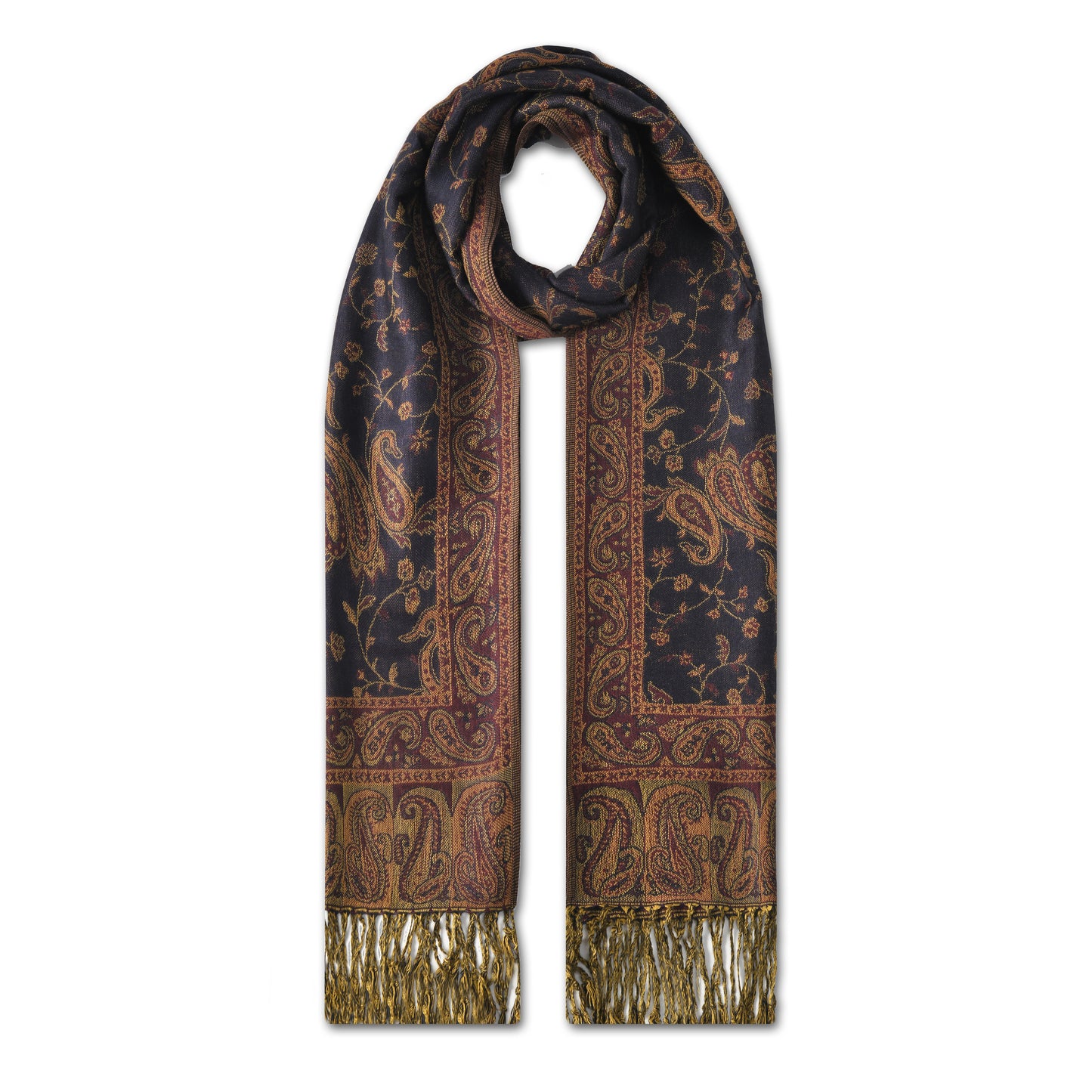 Colourful Paisley Pashmina Style Scarves