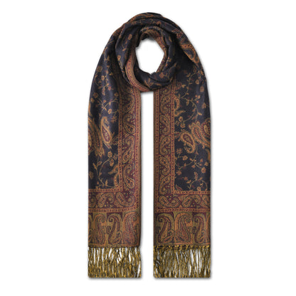 Colourful Paisley Pashmina Style Scarves