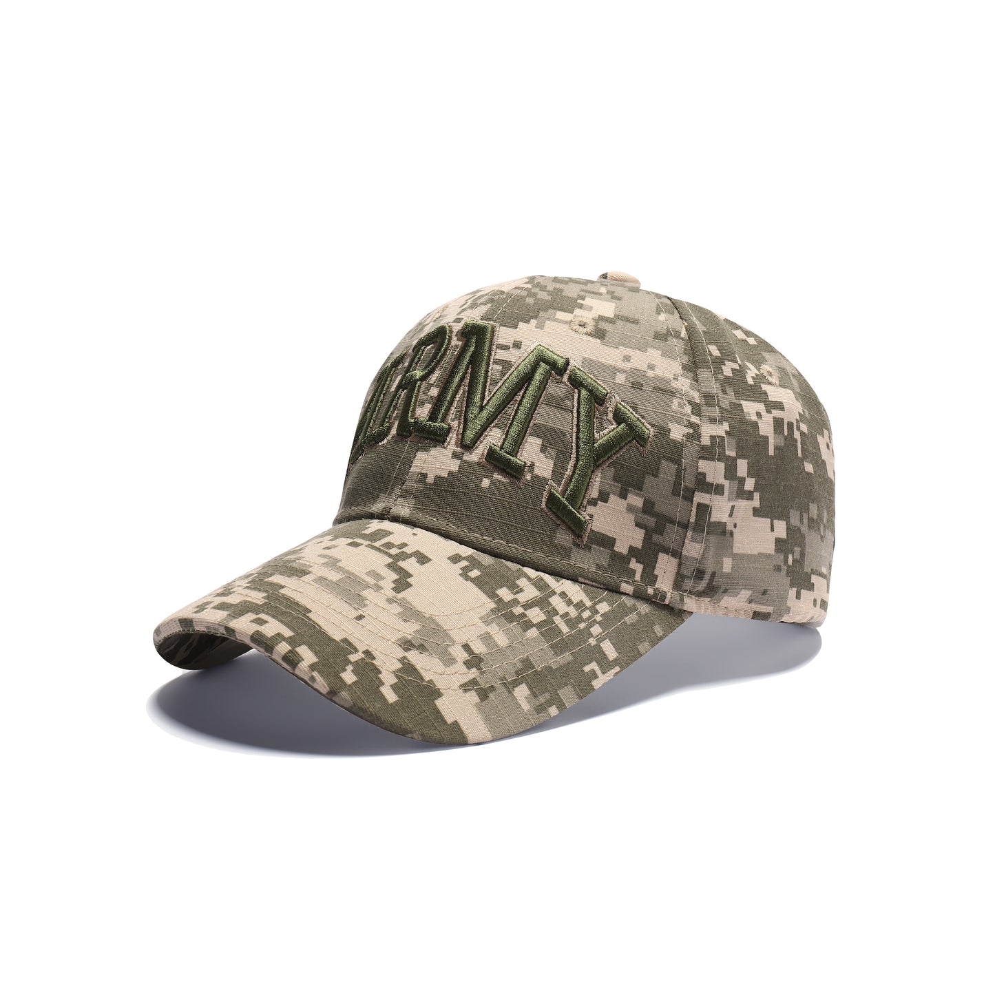 Camo Army Embroidered Baseball Caps