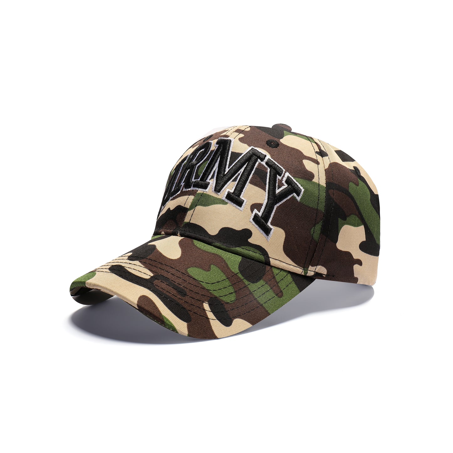 Camo Army Embroidered Baseball Caps
