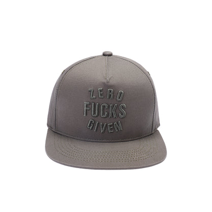 'Zero F**** Given' Embroidered Snapbacks