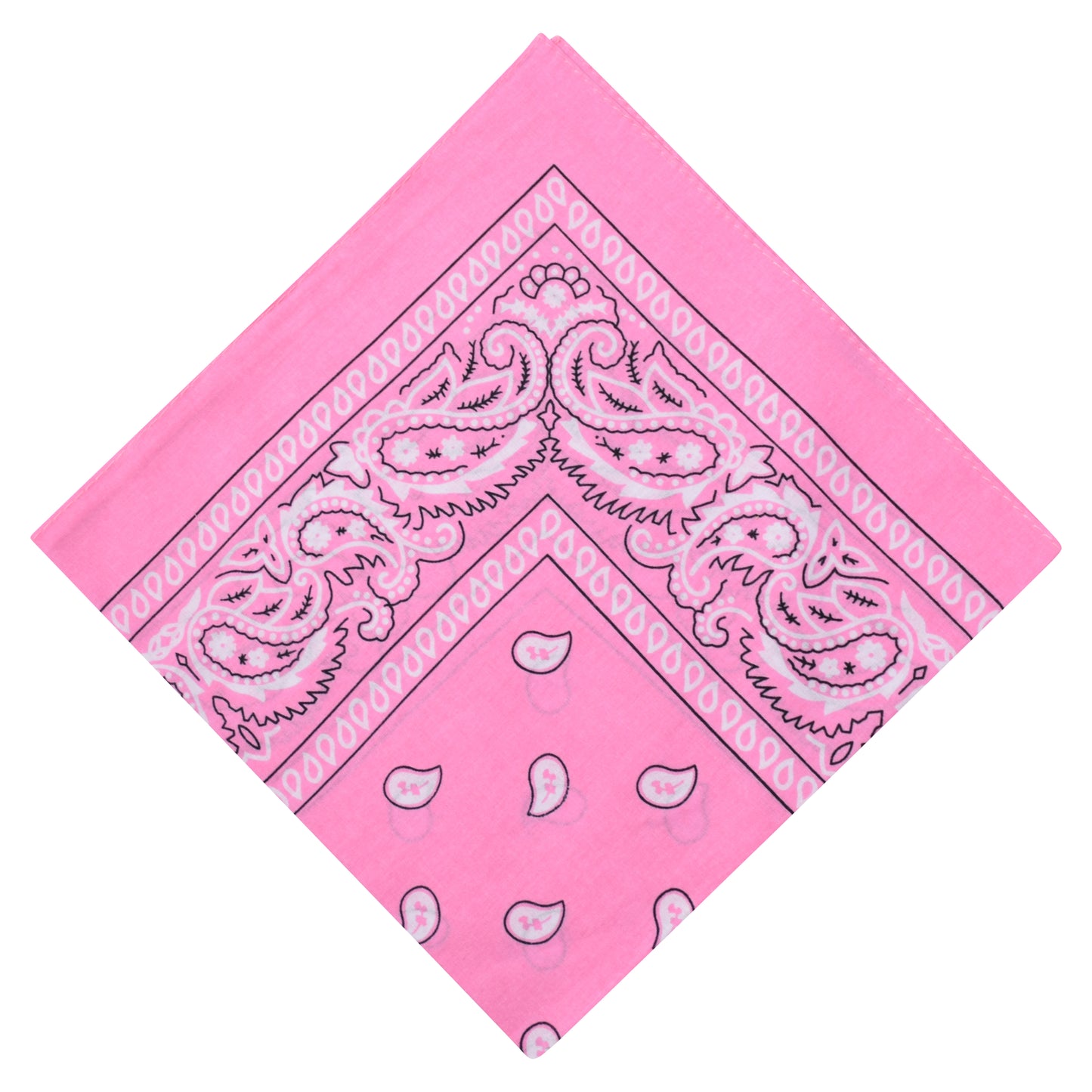Paisley Print Bandana - Pink