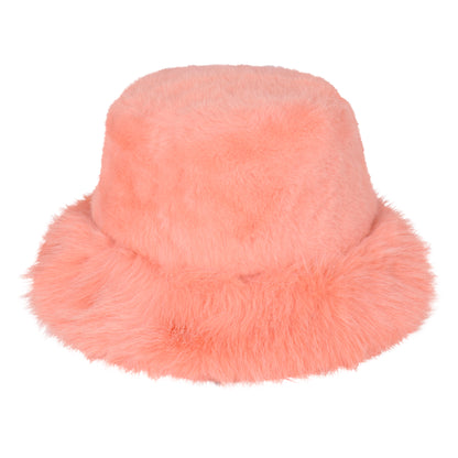 Plush Fur Bucket Hat – Adjustable & Quilted Lining