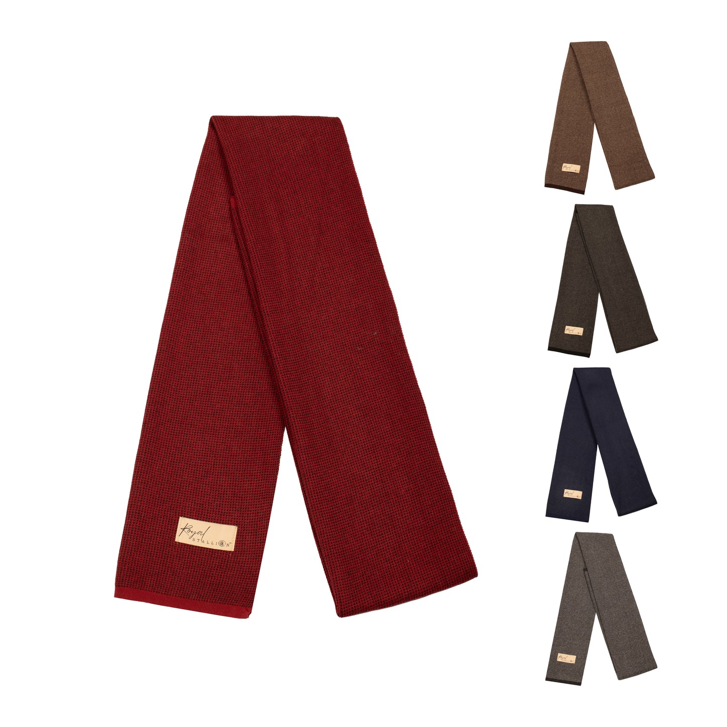 Mens Supersoft Luxury Woven Scarves - Micro Check