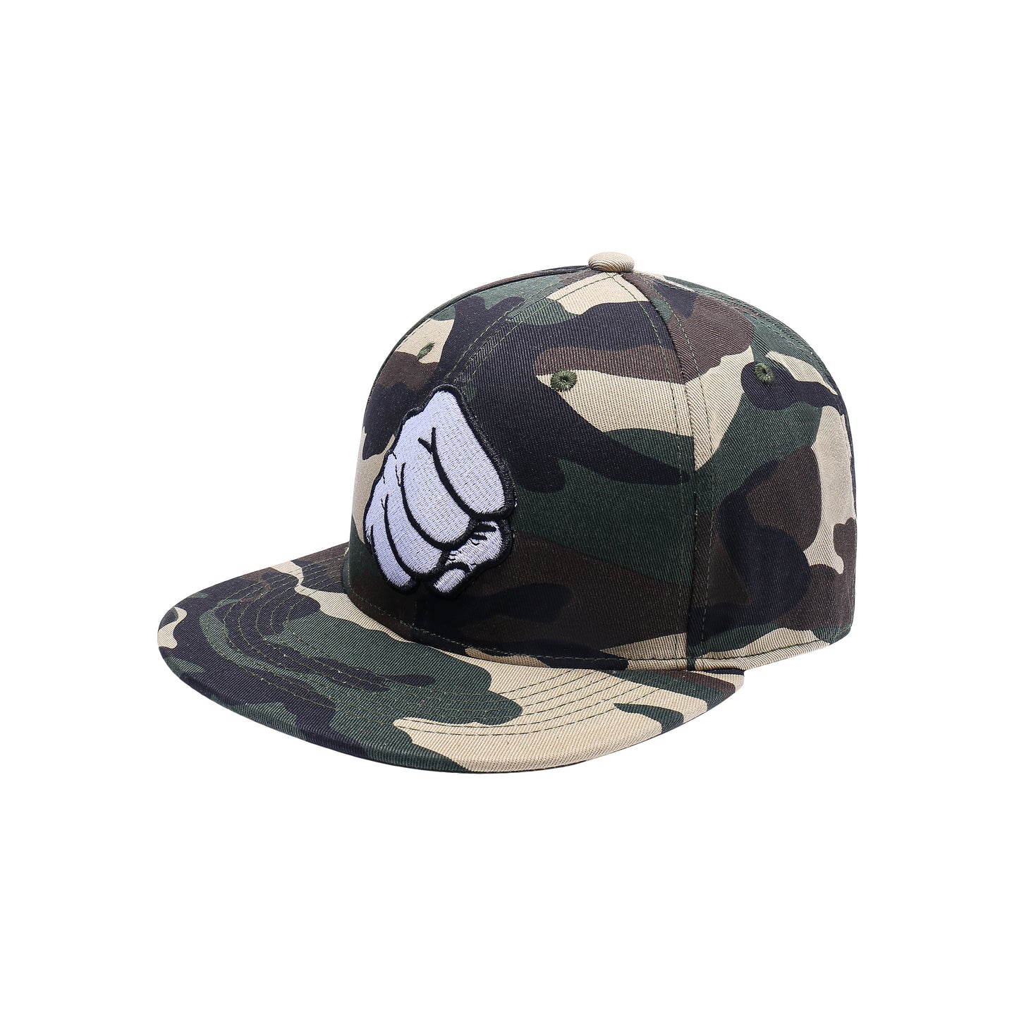 Fist Power Embroidered Snapbacks