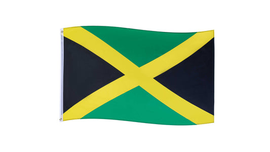 Jamaica National Flag with Eyelets (3x5 ft)