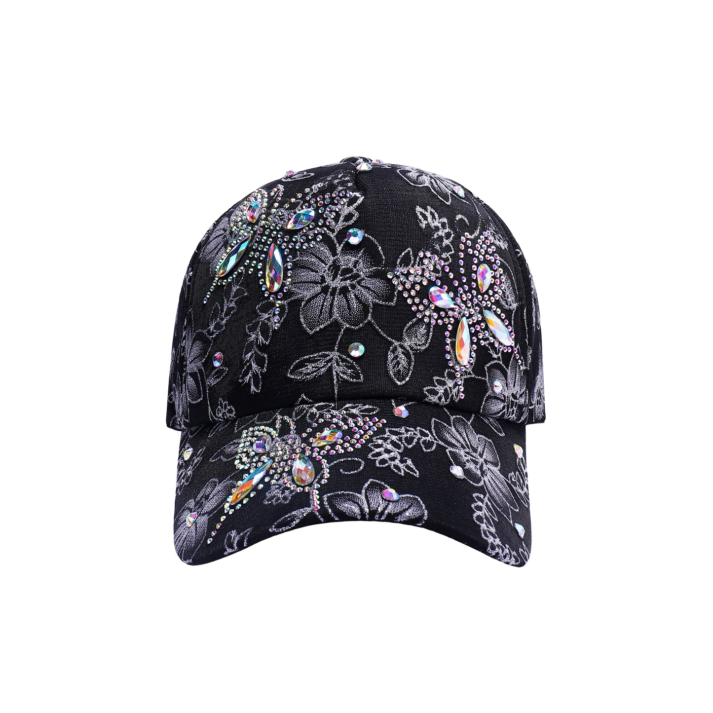 Butterfly Diamante Baseball Caps