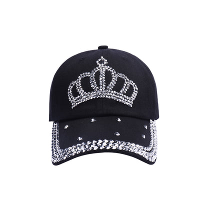 Crown Diamante Baseball Caps