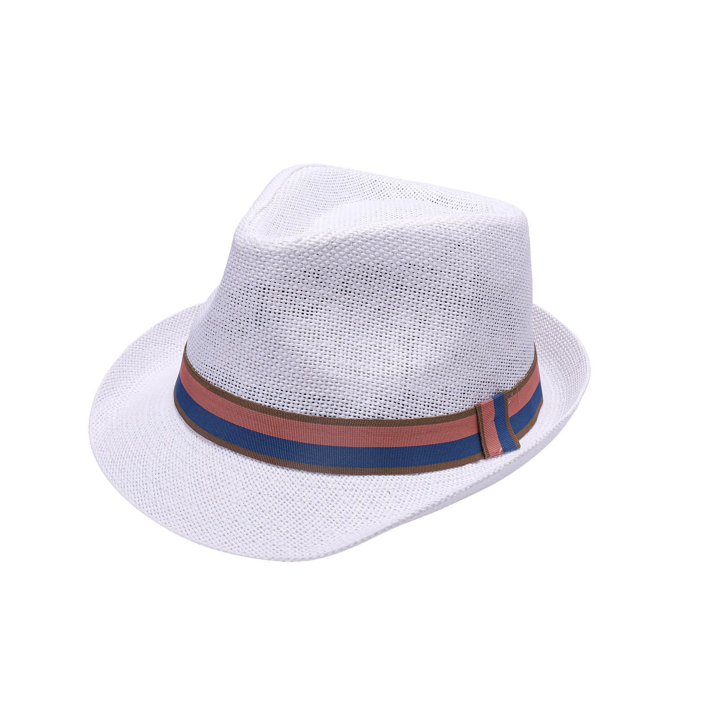 Summer Trilby Hat with Stripe Band