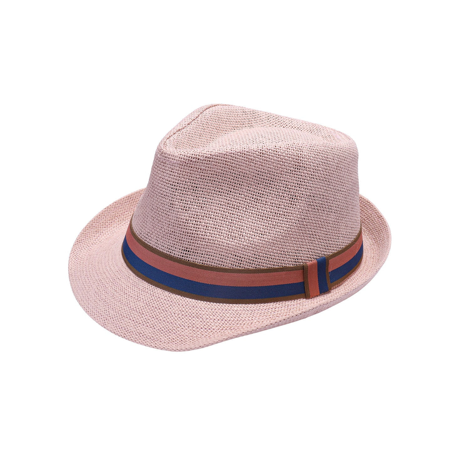 Summer Trilby Hat with Stripe Band
