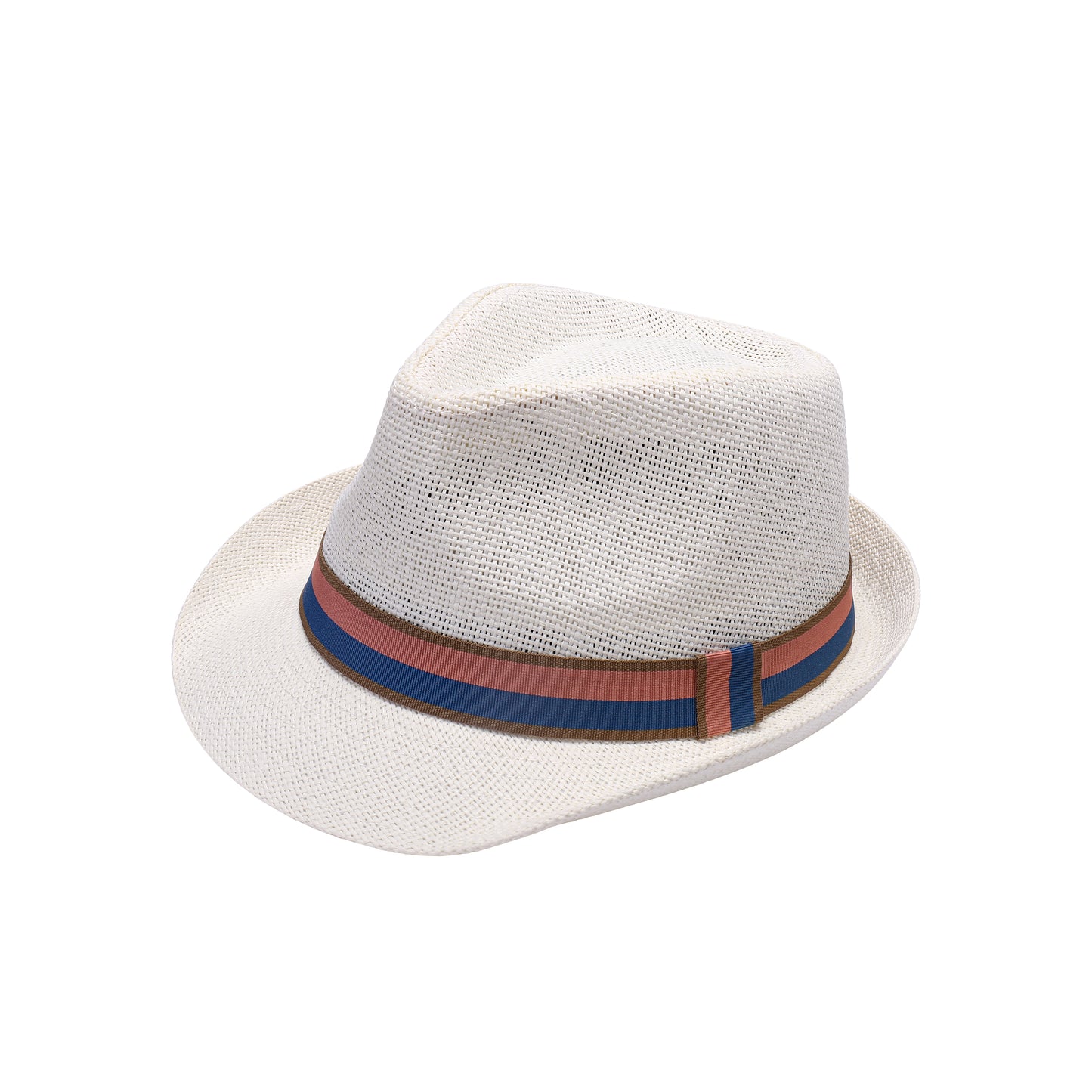 Summer Trilby Hat with Stripe Band
