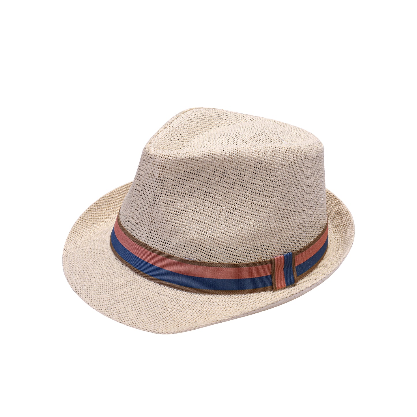 Summer Trilby Hat with Stripe Band