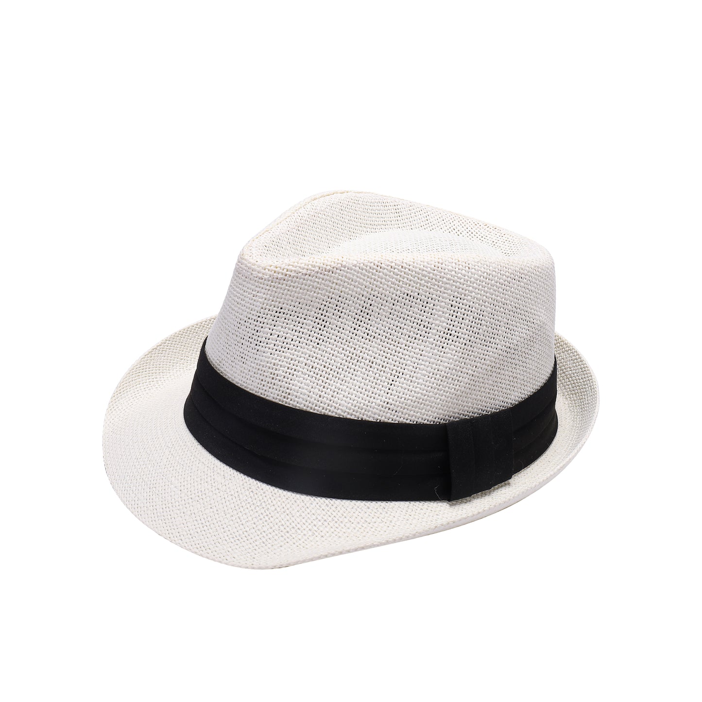 Summer Trilby Hat with Plain Black Band