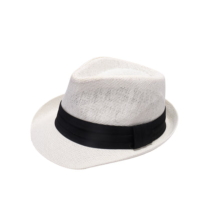 Summer Trilby Hat with Plain Black Band