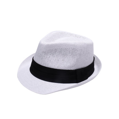 Summer Trilby Hat with Plain Black Band