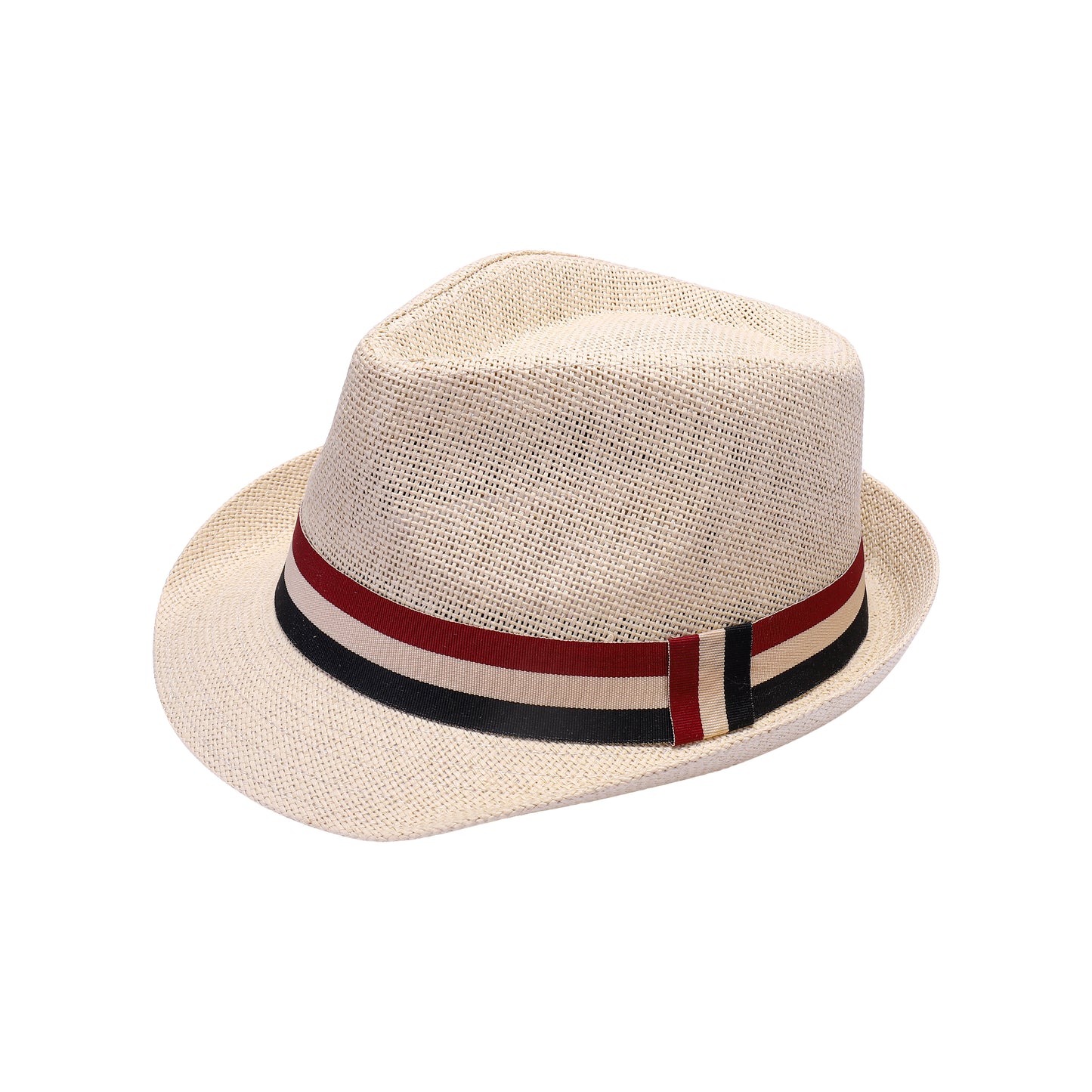 Summer Trilby Hat with Triple Stripe Band