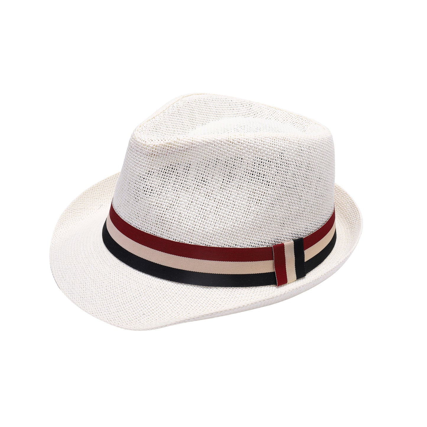 Summer Trilby Hat with Triple Stripe Band