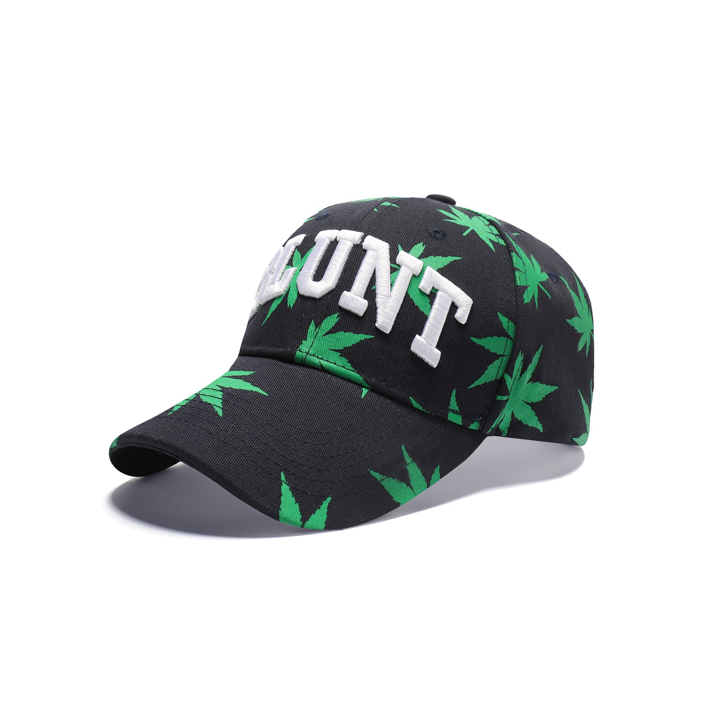 Ganja Leaf Blunt Embroidered Baseball Caps