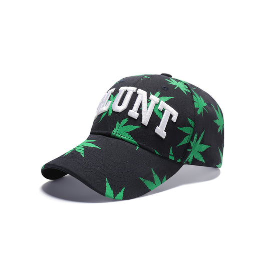 Ganja Leaf Blunt Embroidered Baseball Caps