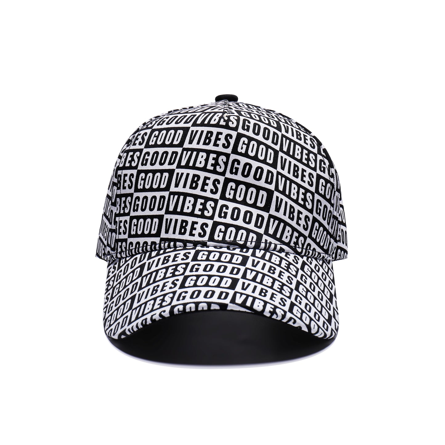 Good Vibes Printed Baseball Caps