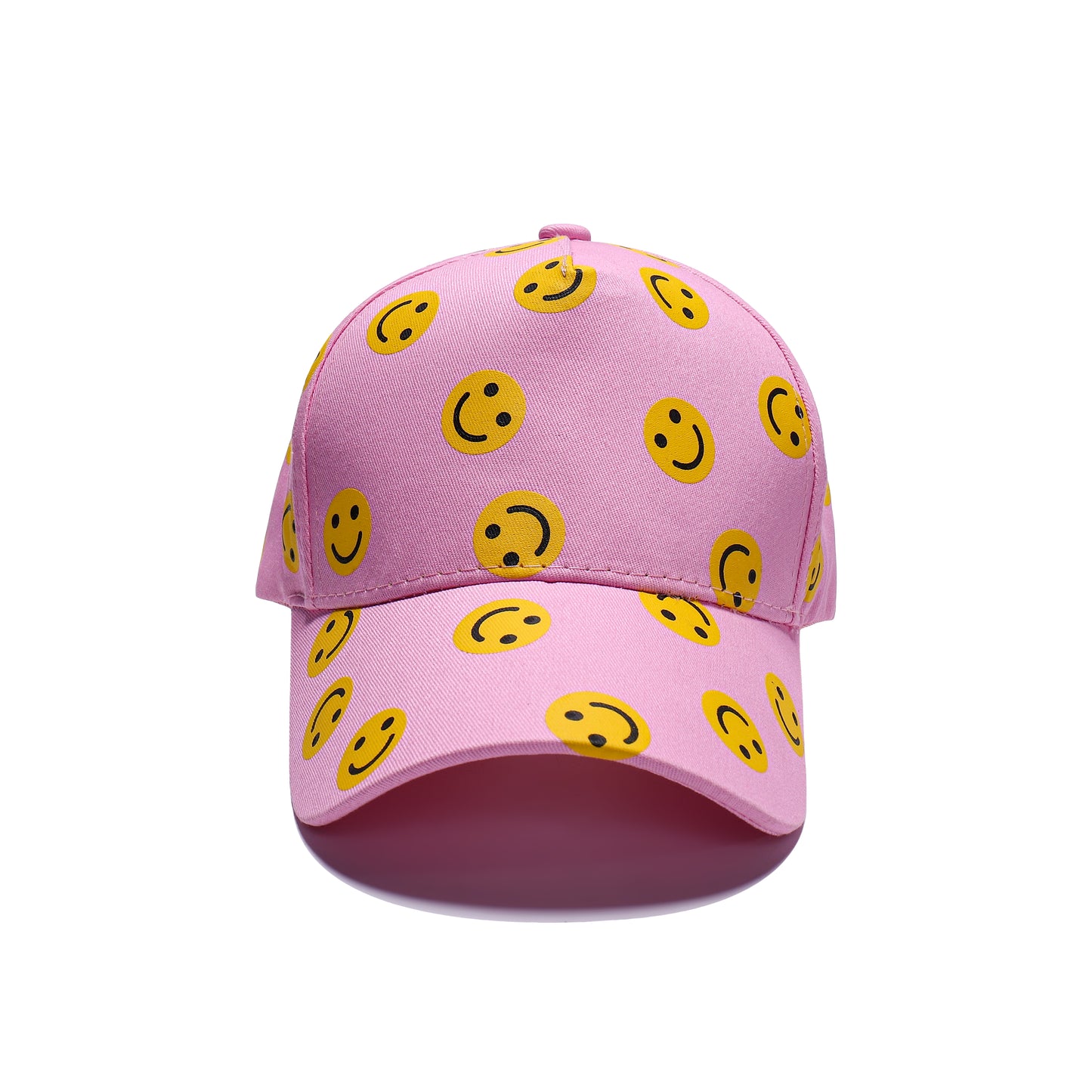 Smiley Face Printed Baseball Caps
