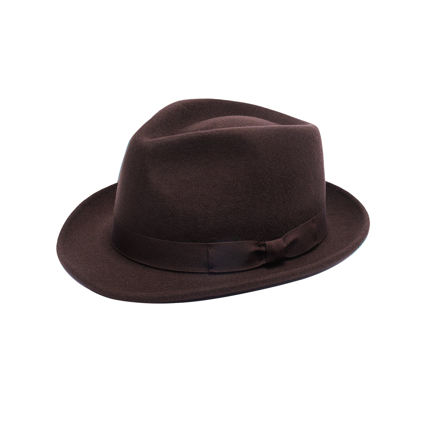 Premium Australian Wool Crushable Trilby Hat - Brown