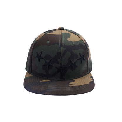 5 Star Embroidered Streetwear Snapbacks