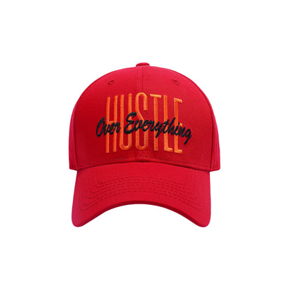 Hustle Over Everything Embroidered Baseball Caps
