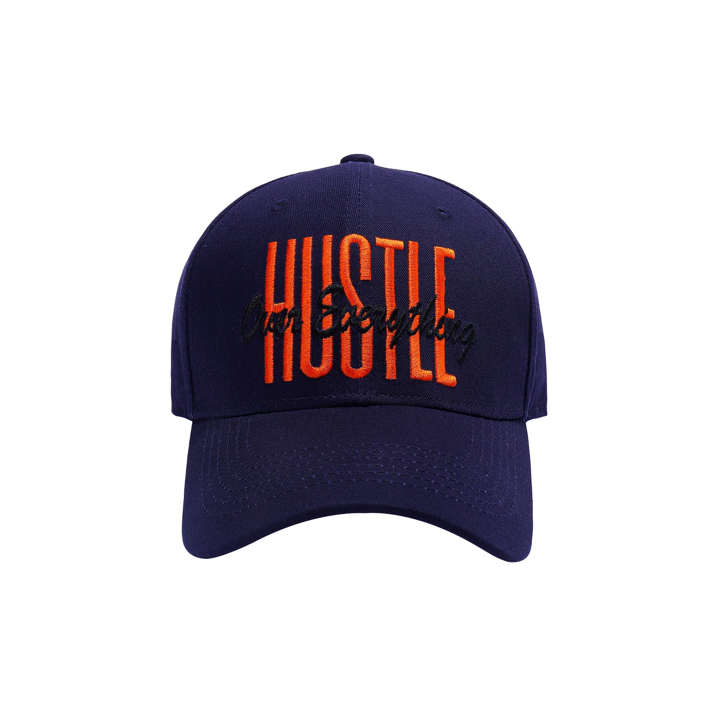 Hustle Over Everything Embroidered Baseball Caps