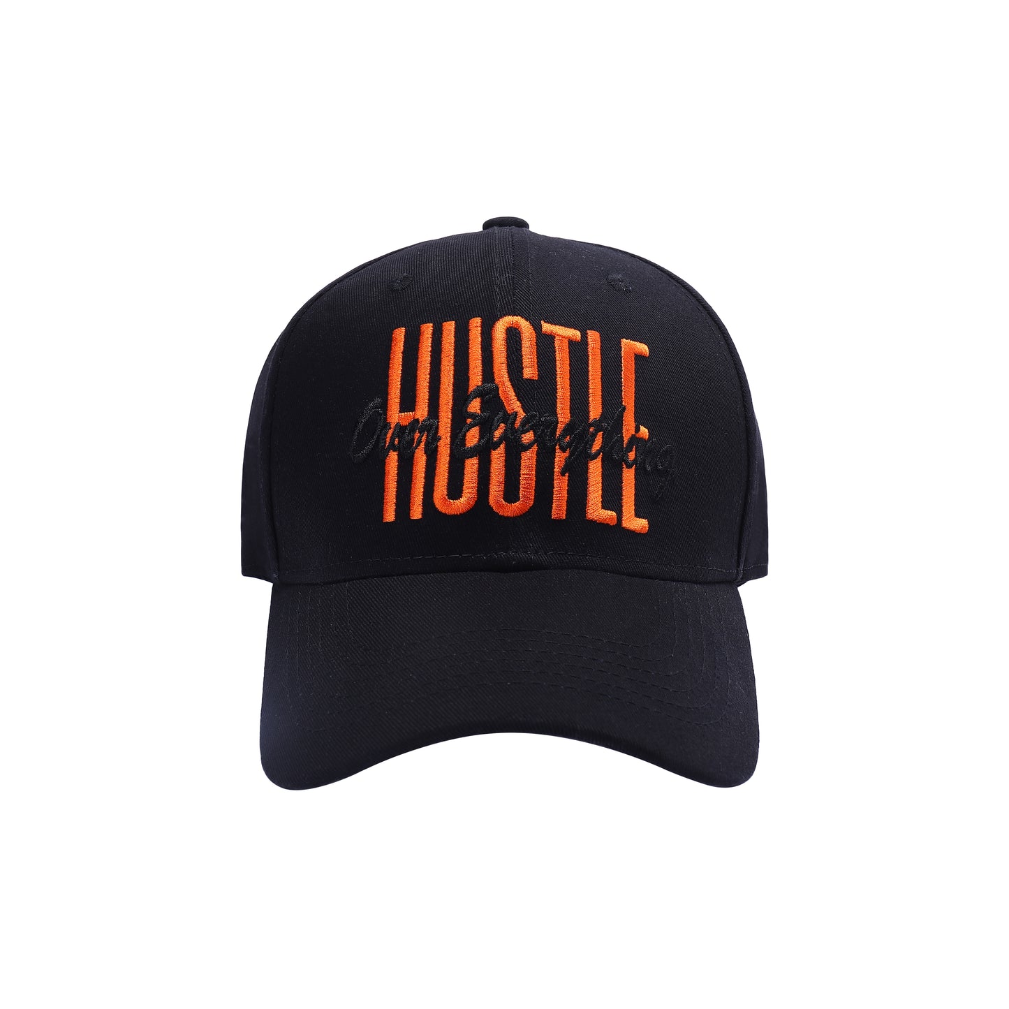 Hustle Over Everything Embroidered Baseball Caps