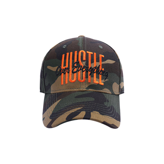 Hustle Over Everything Embroidered Baseball Caps