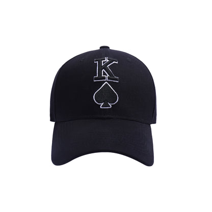King of Spades Embroidered Baseball Caps