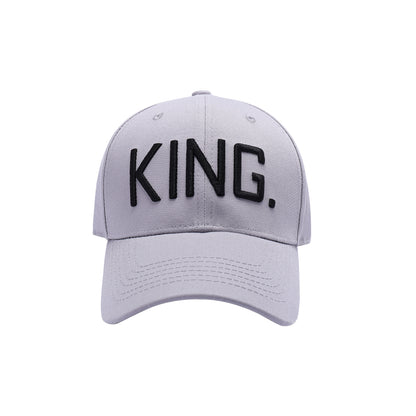 KING Embroidered Baseball Caps