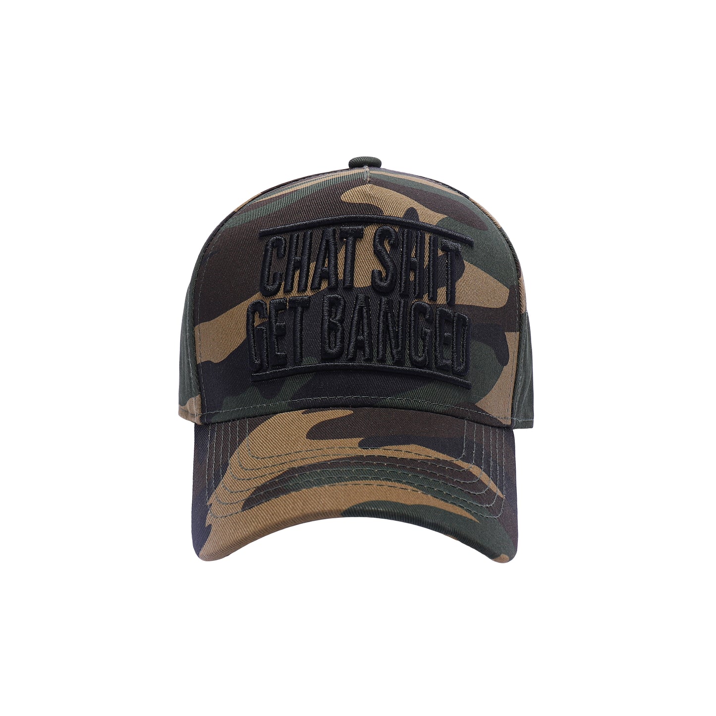 Chat Shit Get Banged Embroidered Baseball Caps