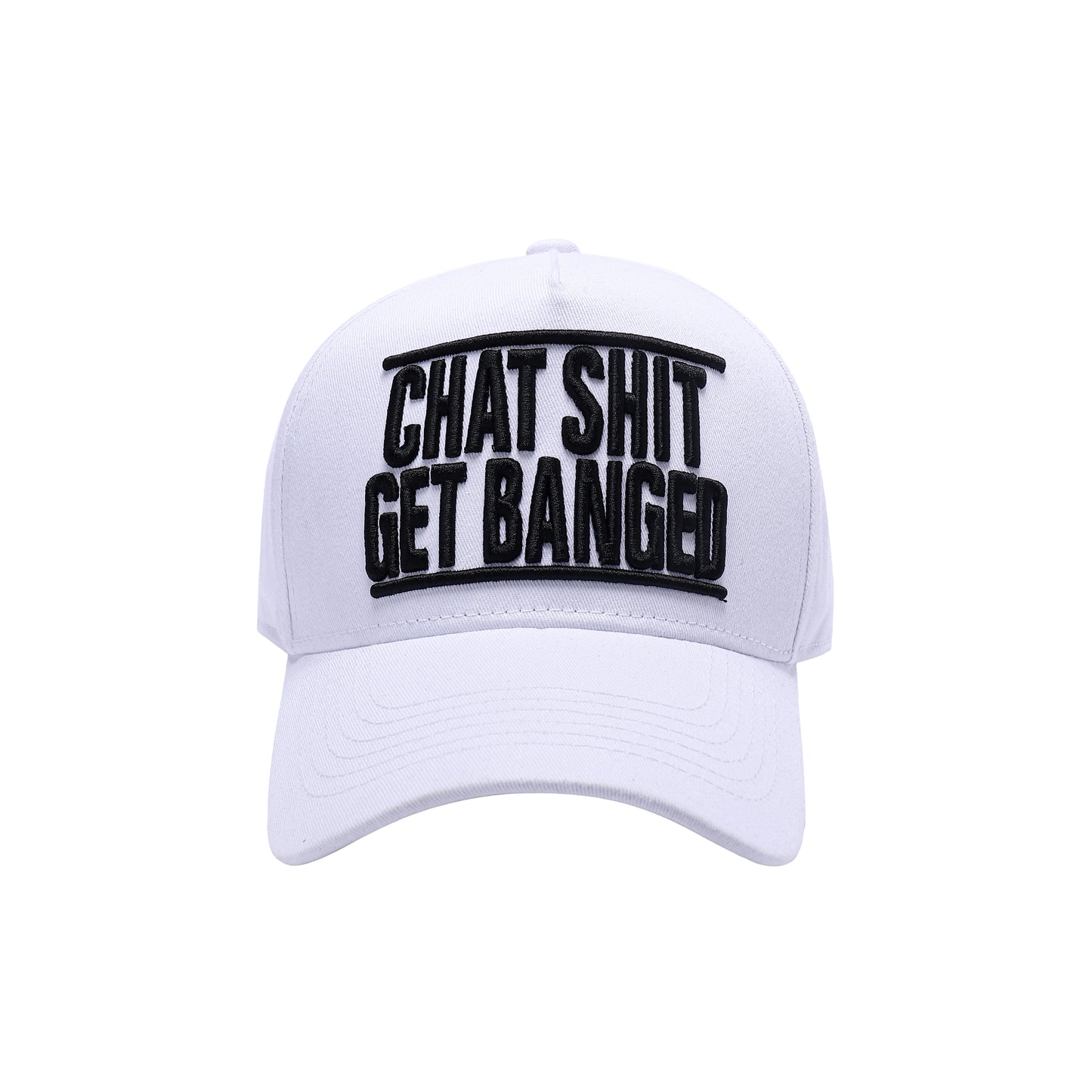 Chat Shit Get Banged Embroidered Baseball Caps