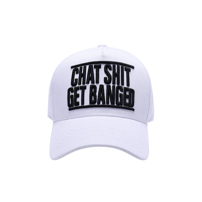 Chat Shit Get Banged Embroidered Baseball Caps