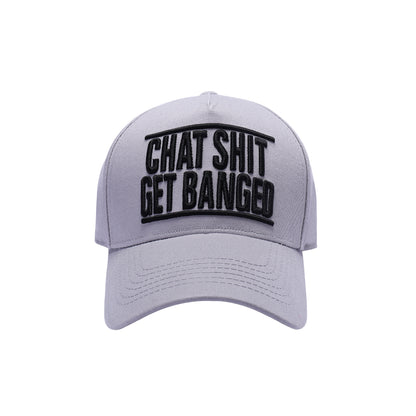 Chat Shit Get Banged Embroidered Baseball Caps