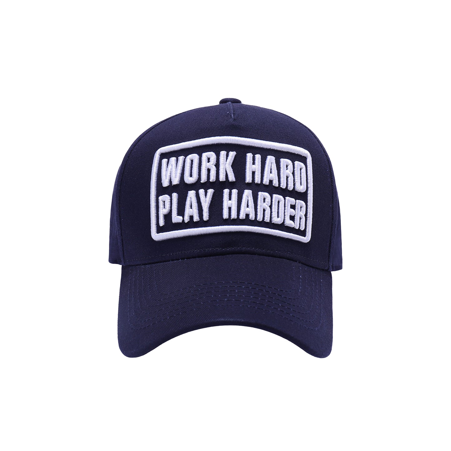 Work Hard Play Harder Embroidered Baseball Caps