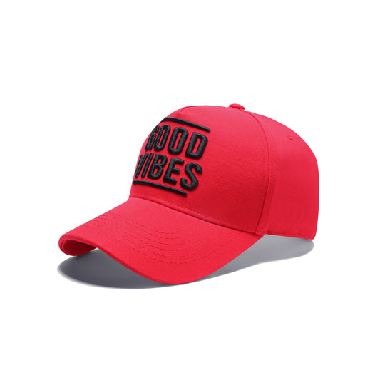 'Good Vibes' Embroidered Baseball Caps