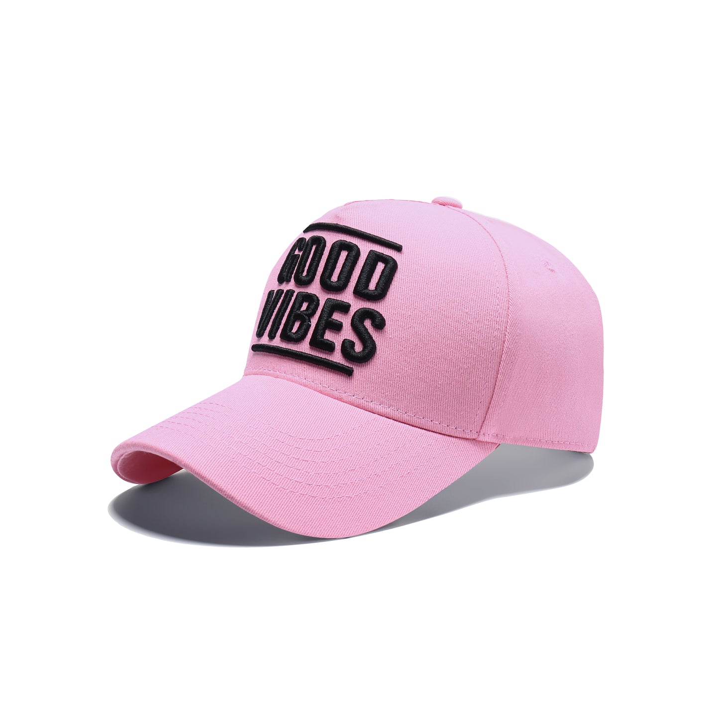 'Good Vibes' Embroidered Baseball Caps